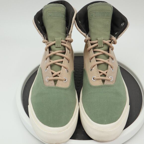 Converse Skid Grip Hi Safari Biscotti Oil Green Sneakers Womens 9.5 Shoes Mens 8 - Picture 4 of 15